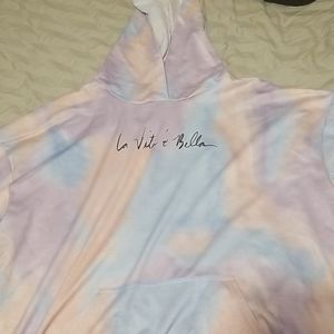 La vita e bella tiedye hoodie